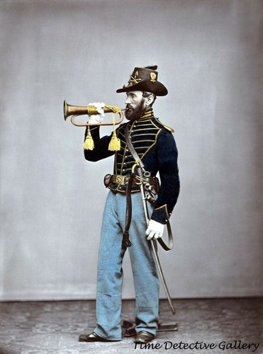 Union army cavalry musician - union, musician's